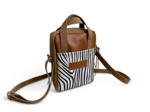 Pouch Beige Croco...
