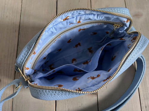 Light blue small handbag sale