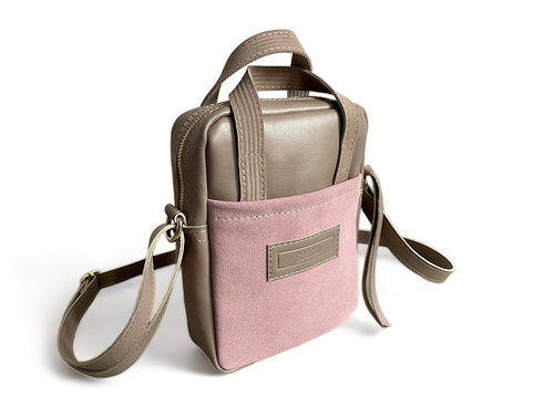 Pouch Taupe & Pin...